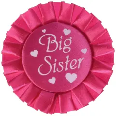 Big Sister Satin Button (Pack of 12)