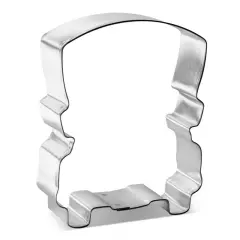 School Bus Front Cookie Cutter 3.5 in, CookieCutter.com, Tin Plated Steel, Handmade in the USA