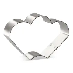 Clam Cookie Platter Cutter 3 in B0713, CookieCutter.com, Tin Plated Steel, Handmade in the USA