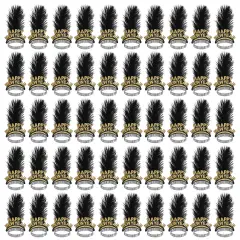 Black & Gold Swing Tiara (Pack of 50)