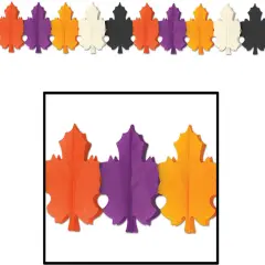 Designer Fall Leaf Garland (Pack of 12)