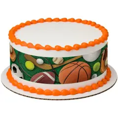 All Sports Edible Cake Topper Image Strips