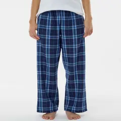 Boxercraft&reg; Fabrication Youth Flannel Pants Navy/ columbia