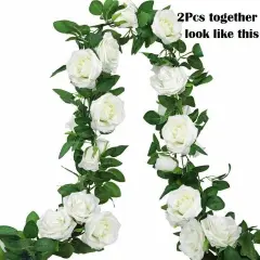 Garland Wall Artificial Hanging Rose Flowers Vine