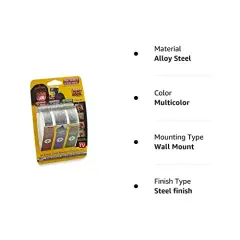 Picture Hangers Home and Office Pack, Gorilla Hook, Drywall Hooks for Hanging Pictures, Wall Hooks, Picture Hangers, Picture Hanging Kit, 30 pc set