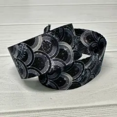 Celestial Scallops 1&rdquo; Seatbelt Webbing (by the yard)