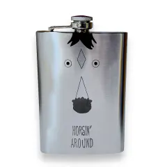 8oz Horsin Around Stainless Steel Flask