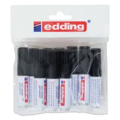 Edding Mini Permanent Markers - Set of 10, Black, Bullet Nib