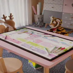 Airplane Airport Coloring Book Washable Rug Poster For Kid's Playroom Gift For Boy Birthday Aviation Theme Classroom Decor Party Gift