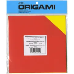 Aitoh Origami Paper 7"X7" 36/Pkg-Assorted Double Sided Colors