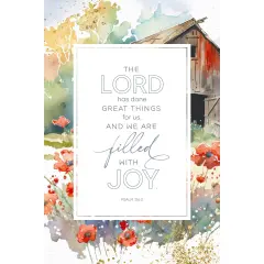 The Lord Has Done Wood Plaque with Easel and Hook Wall Tabletop Art - 6 inches x 9 inches