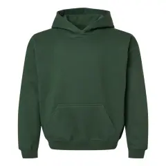 Gildan&reg; Softstyle Youth Midweight Hooded Sweatshirt Forest green