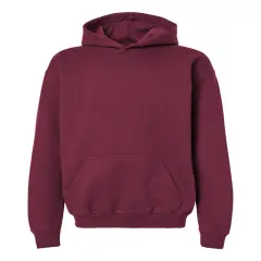 Gildan&reg; Softstyle Youth Midweight Hooded Sweatshirt Maroon