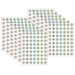 Rustic Bloom Mini Stickers, 378 Per Pack, 12 Packs