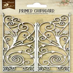 Little Birdie Laser Cut Primed Chipboard 2/Pkg-Fairy Gate