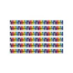 Crayola&reg; Crayons Extra Wide Deco Trim&reg;, 37 Feet Per Pack, 6 Packs