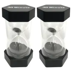 30 Minute Sand Timer - Large, Pack of 2