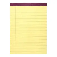 Legal Pad, Standard, Canary, Pack of 12