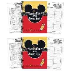 Mickey&reg; Color Pop! Lesson Plan & Record Book, Pack of 2