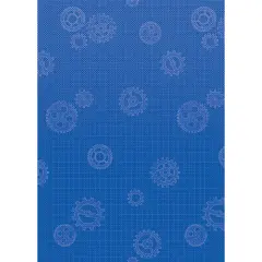 Better Than Paper&reg; Bulletin Board Roll, 4' x 12', Gears, 4 Rolls