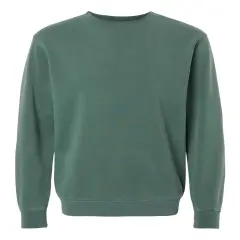 Independent Trading Co&reg; Midweight Pigment Dyed Crewneck Sweatshirt Pigment alpine green