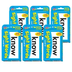 Sight Words &ndash; Level B Pocket Flash Cards, 6 Packs