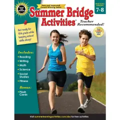 Summer Bridge Activities&reg; Workbook, Grade 7-8, Paperback