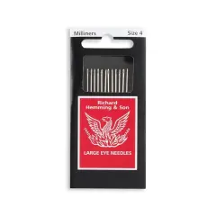 Hand Sewing Needles - Milliners --- Size 4 --- by Richard Hemming & Son&reg;