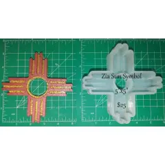 Zia Sun Symbol Silicone Freshie Mold