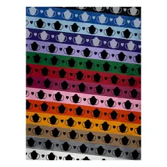 Face Mask Icon Solid Satin Ribbon for Bows Gift Wrapping DIY Craft Projects - 1" - 3 Yards Black Ribbon