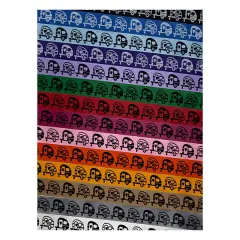 Charming Campers Alternating Camping Outdoors Adventure Satin Ribbon for Bows Gift Wrapping - 1" - 3 Yards Orange Ribbon