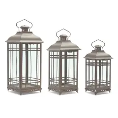 Metal Lantern (Set of 3)