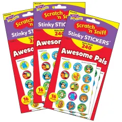 Awesome Pals Stinky Stickers&reg; Value Pack, 240 Per Pack, 3 Packs