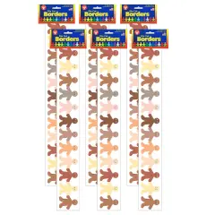 Multicultural Kids Mighty Brights&trade; Border, 36 Feet Per Pack, 6 Packs