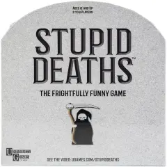 University Games Stupid Deaths Board Game