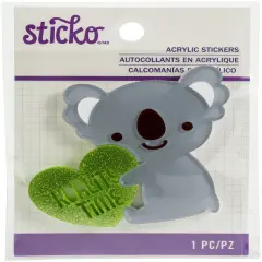 Sticko Acrylic Sticker - Quality Time, 1pc