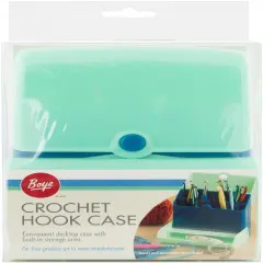Boye Hard Plastic Crochet Hook Case-W/Storage Compartment For Accessories