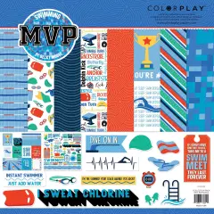 ColorPlay Collection Pack 12"X12"-MVP Swimming