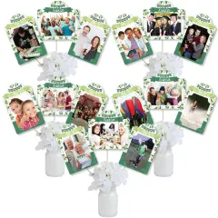 Big Dot of Happiness Family Tree Reunion - Family Gathering Party Picture Centerpiece Sticks - Photo Table Toppers - 15 Pieces