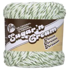 Lily Sugar'n Cream Yarn - Twists-Green
