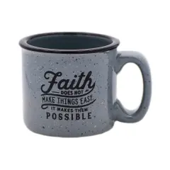 Dexsa Faith Does Not Make Things 15 ounce Designer Ceramic Mug