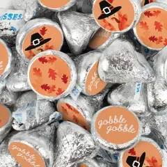 Thanksgiving Candy Party Favors Chocolate Hershey's Kisses Bulk - Turkey