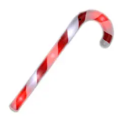Giant LED Flashing Peppermint Candy Cane Holiday Light Up Wand
