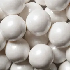 52 Pcs White Candy Gumballs 1-inch (1 lb)