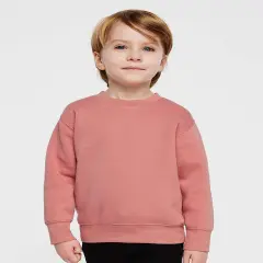 Rabbit Skins&reg; Toddler Fleece Crewneck Sweatshirt - 3317 Mauvelous