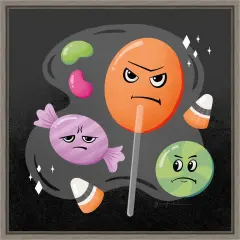 Hocus Pocus III by Gia Graham Framed Canvas Wall Art