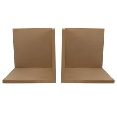 Little Birdie MDF Bookend L Cut 8"X8", 2/Pkg-8"X8"