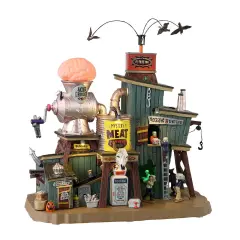 Lemax&reg; Spooky Town&trade; Halloween Village: Mystery Meat Canning Co.