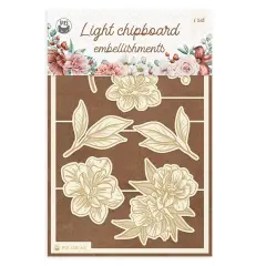 P13 Die-Cut Chipboard Embellishments 4"X6" 6/Pkg-#02
