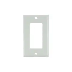 SUNLITE 1 Gang Decorative Plate White Color E301W